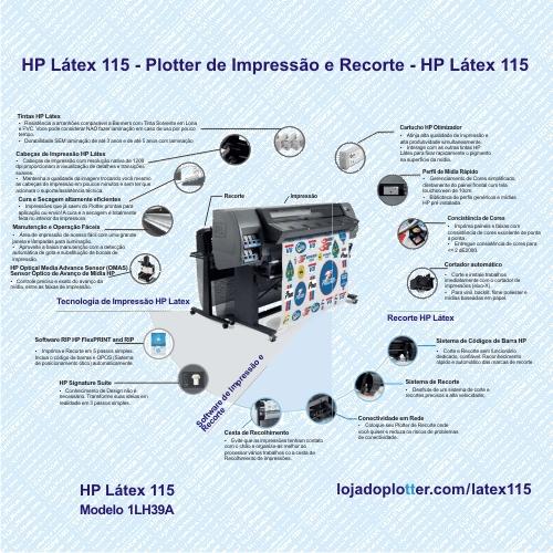 Saiba tudo sobre a HP Latex 115 Plotter de Impresso e Plotter de Recorte - Clique para abrir a imagem maior em outra pgina