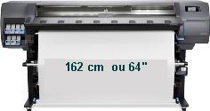 Impressões até 1,62m (64") com cartuchos HP 831 na Impressora HP Látex 330 - E2X76A
