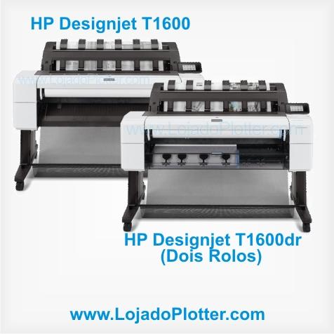 Impressoras Plotter HP Designjet T1600 e HP Designjet T1600dr