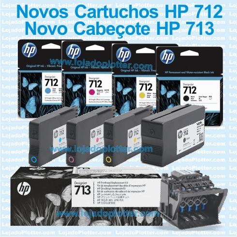 Novos Cartuchos de Tinta HP 712 e Nova Cabea de Impresso HP 713. Mais segurana para voc e sua Empresa