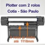 Seminovos Loja do Plotter  - Impressora de Grande Formato HP com 2 rolos em Cotia São Paulo