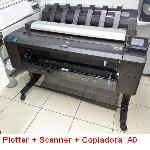 Plotter HP Com Scanner A0 em Belo Horizonte MG – HP T2530