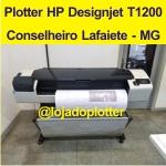 Sucesso de Vendas em Plotter Usada! Impressora HP T1200ps em Conselheiro Lafaiete – MG
